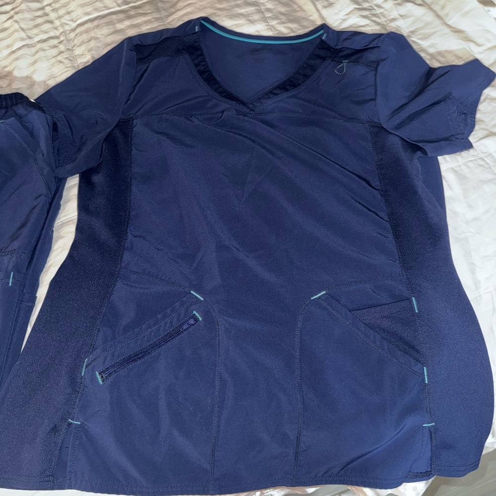 Navy Blue Scrub Set